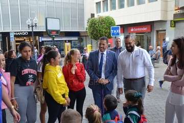 Telde protesta en silencio contra la violencia machista (Foto TA y Francisco Javier Santana)
